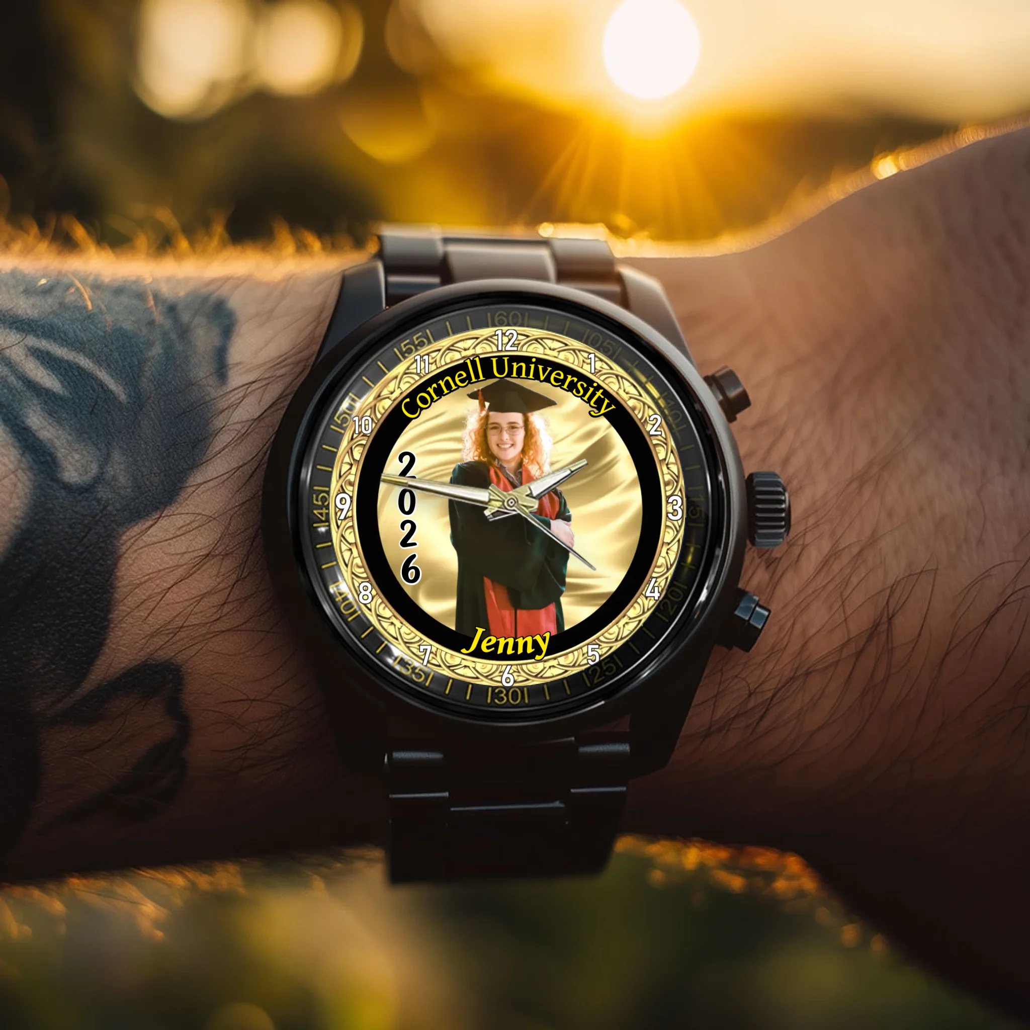 Personalized graduation watches! Upload your graduation photos. The perfect personalized present for graduates